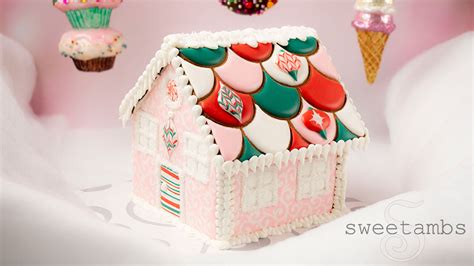 Pink Gingerbread House Tutorial Sweetambs