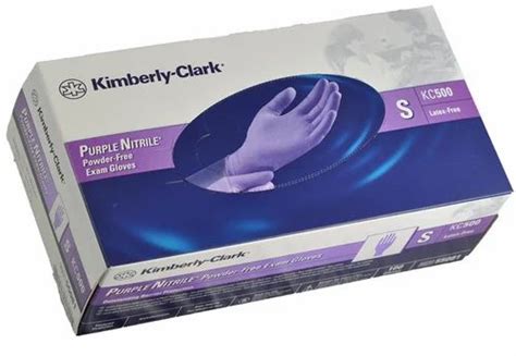 Kimberly Clark Kc 500 Purple Colour Nitrile Disposable Gloves Size M