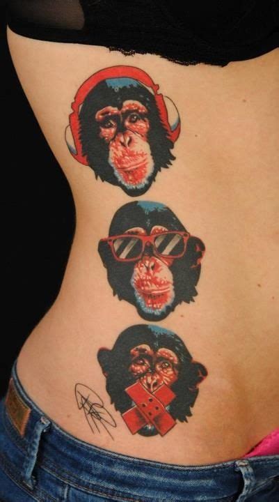 Monkeys Hear No Evil See No Evil Speak No Evil Bild Tattoos Love