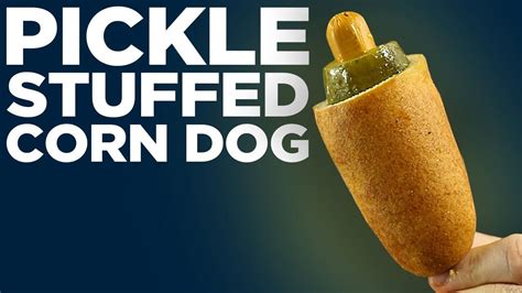 Pickle Stuffed Corn Dog This Is The Diy Dilly Dog Recipe Pickle Dog