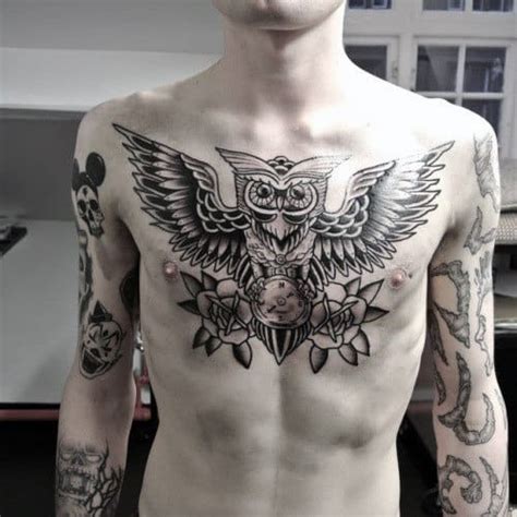60 Traditional Chest Tattoo Designs For Men 2023 Guide
