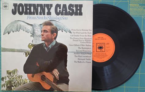 JOHNNY CASH From Sea To Shining Sea 1967 UK Stereo Vinyl lp