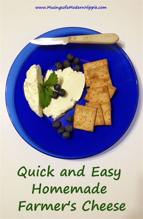 Quick And Easy Homemade Cheese Musings Of A Modern Hippie Goat Milk