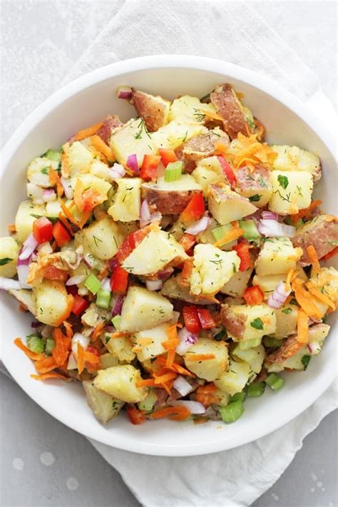 Best Dressing For Potato Salad Healthy Potato Salad With Non Fat