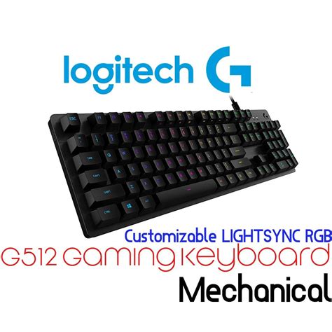 Logitech G512 Carbon Rgb Mechanical Gaming Keyboard Usb Passthrough