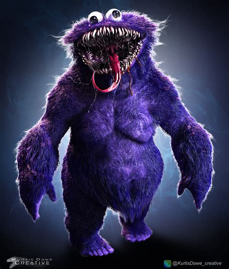 ArtStation - Cookie Monster Nightmare