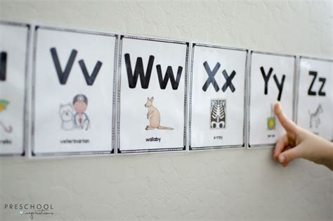 Vintage Alphabet Wall Cards