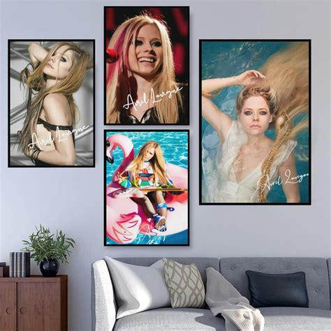 Avril Lavigne Singer X Poster Decorative Painting Canvas Wall Art