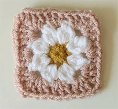 Daisy Granny Square Crochet Tutorial Melanie Ham