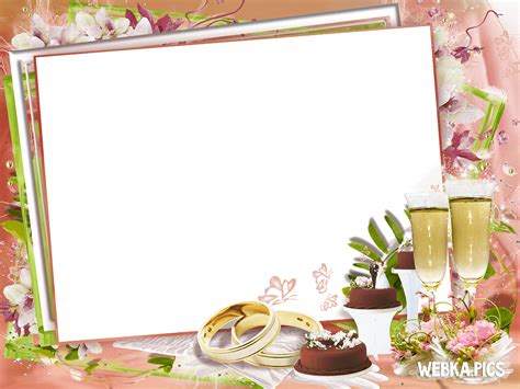 Free Download 600 Png Background Wedding Frame Designs And Templates