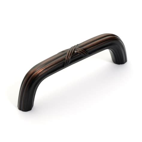 The oil rubbed bronze finish is a chemically darkened surface designed to simulate aged bronze. Oil Rubbed Bronze Ribbon & Reed Cabinet Hardware Pulls ...