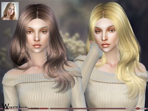Wingssims Wings Hair Sims4 Teo103 F Sims 4 Updates Sims 4 Finds Hot