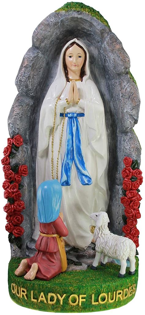 Our Lady Of Lourdes Bernadette Blessed Virgin Mother Mary 36 Inch