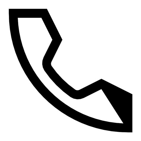 Outlined Phone Call Vector Svg Icon Svg Repo