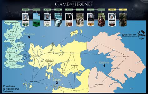 Game Of Thrones Map Of The World Usefull Map
