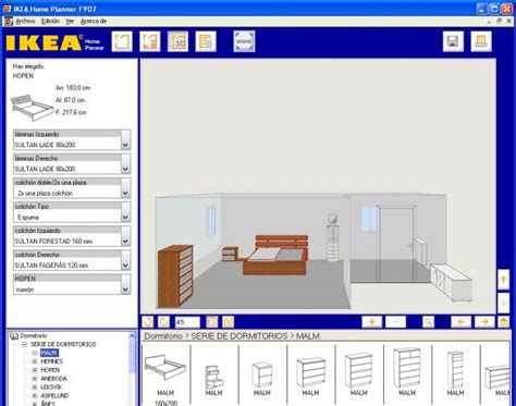 All designs and sizes of products shown in the application are the copyright. IKEA Home Planner Bedroom - Diseña dormitorios 3D ...