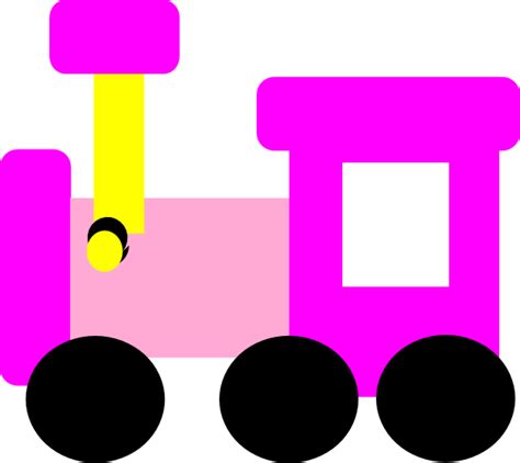 Pink Locomotive Train Clip Art At Vector Clip Art Online
