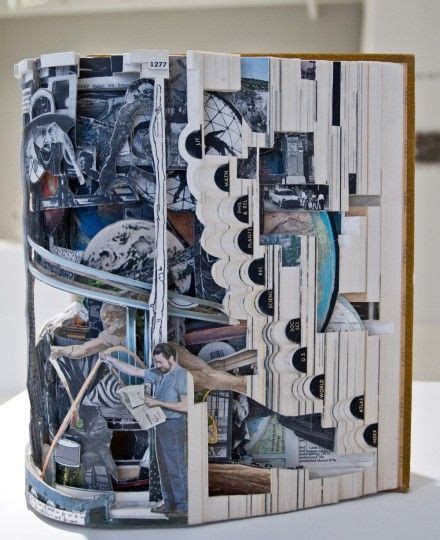 This Guyis Amazing Altered Books Stunning Sculptures By Brian