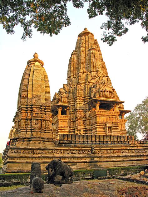 Khajuraho Group Of Temples Monuments In The Central