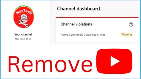 How To Remove Youtube Warning Strike Community Guideline Strike 2022
