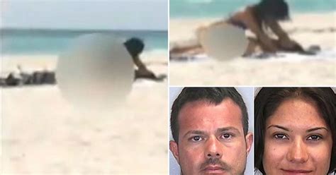 Moment Couple Were Caught Having Sex On Beach In Front Of