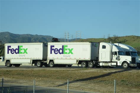 Fedex Ground Freightliner Big Rig Truck With Doubles Flickr
