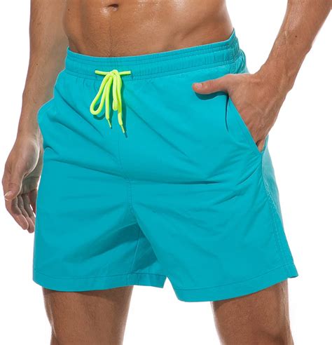 Silkworld Mens Swim Trunks Quick Dry Beach Shorts With Pockets Ebay