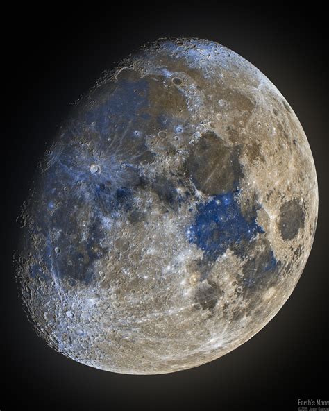 I Shot An Image Of The Moon Two Nights Ago And Enhanced The Natural