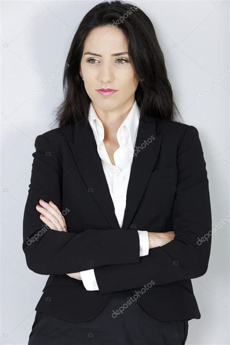 Business Woman Looking Stern — Stock Photo © Studio Fi 38892875