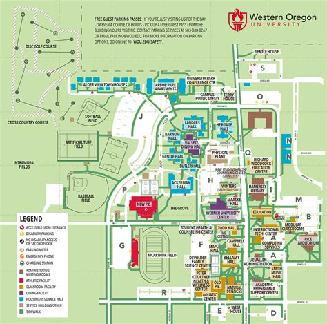 28 Willamette University Campus Map Maps Database Source