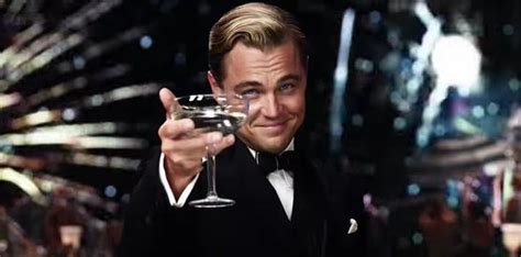 Create Meme Dicaprios Gatsby With A Glass Of The Great Gatsby The