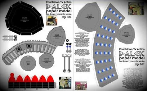 Doctor Who Dalek Paper Models Dalek