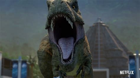 T Rex Vs Teens In Clip From Jurassic World Camp
