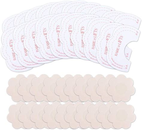 20pcs Disposable Pasties 20pcs Breast Lift Tapes Nipple Covers
