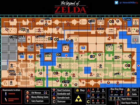 Zelda Map Travel Points Job 1 Container Shop Metroid Legend Of