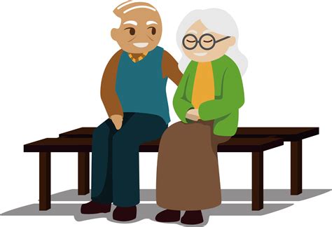 Grandparents clipart retired couple, Grandparents retired 