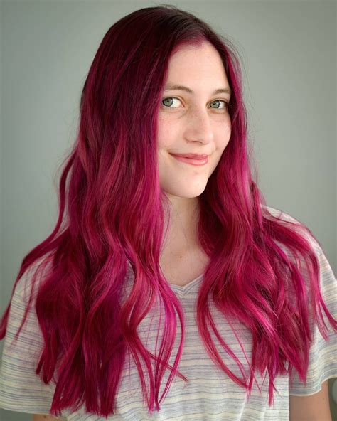 Pin By Jill Mason On Hair Colors And Styles For Me Magenta Hair