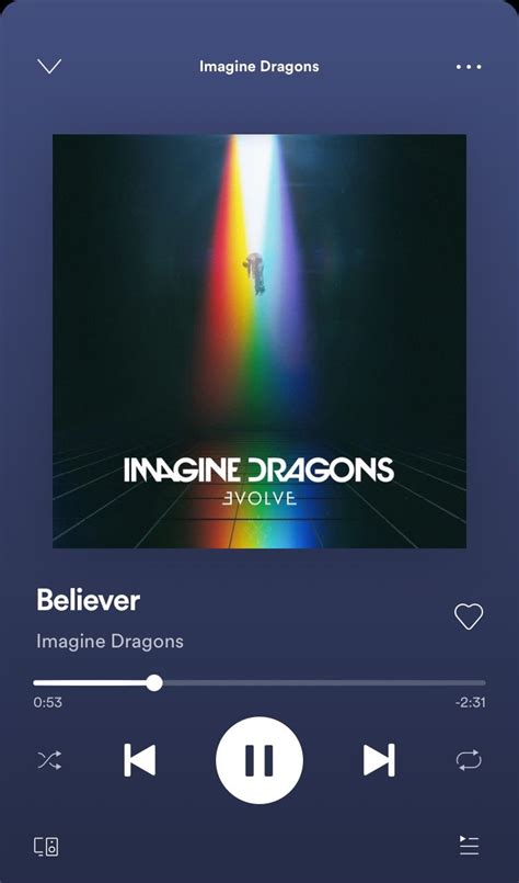 Believer A Song By Imagine Dragons On Spotify Music Album Cover