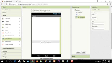 You also need an internet connection to. How to Make Text to Voice Conversion App | MIT App ...