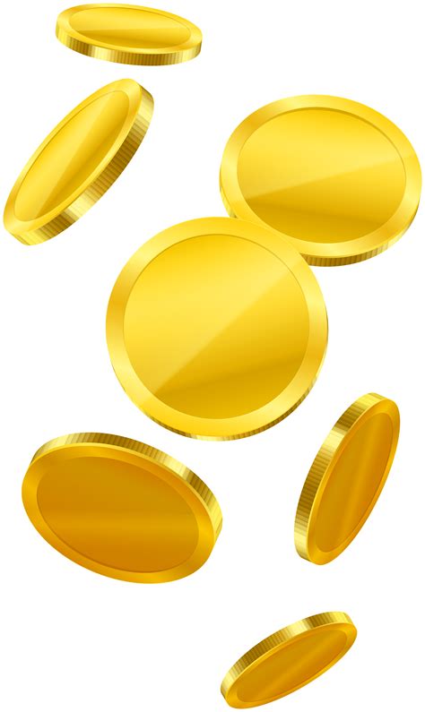 Gold Falling Coins Png Clipart Best Web Clipart