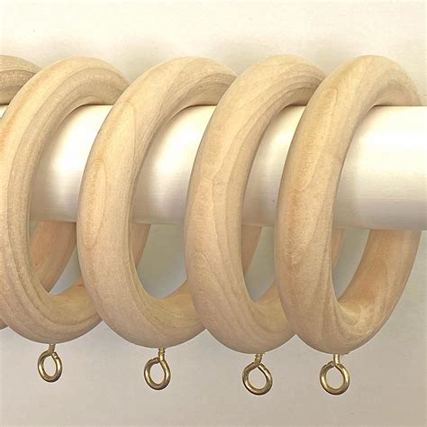 Unfinished Wooden Drapery Rings - Capitol City Lumber