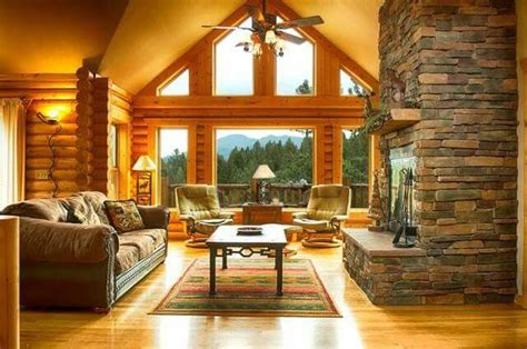 Awesome Living Room Luxury Log Cabins Living Room Decor Traditional