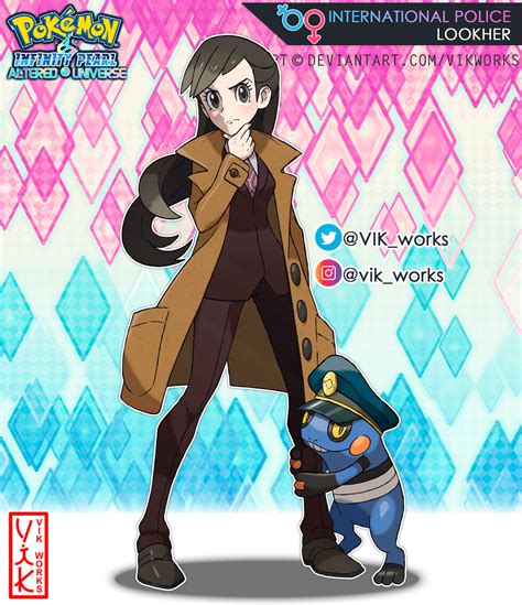 Pokemon Genderbend Looker By Vikworks On Deviantart