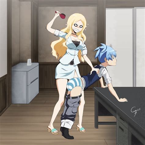 Anime Spanked Spanking Cartoon Cumception