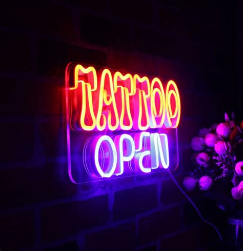 14 Cool Tattoo Neon Signs To Create Your Own Artistic Space