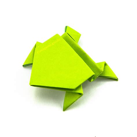 How To Make An Origami Jumping Frog 1 Folding Instructions