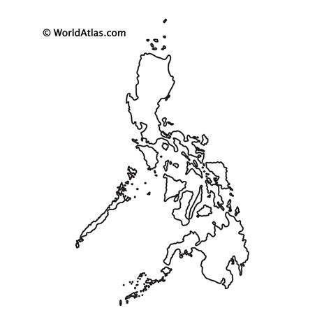 Philippine Map Outline