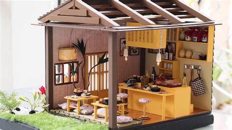 With all kinds of mini houses and apartment, you can find what you love! DIY Dollhouse Kit - Miniature Sushi Restaurant with ...