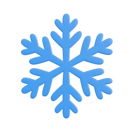 3d Illustration Snowflake Element 10833498 Png