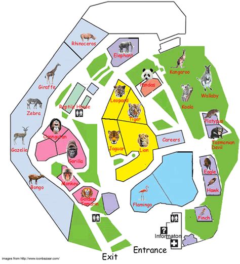 Map Of Our Zoo Welcome